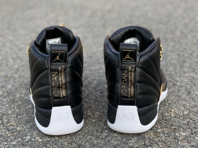 Black 'Reptile' Air Metallic Gold-White 12 AO6068-007 Jordan Retro 0801